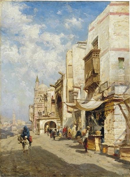 Cairo Oil Painting by Nikolai Egorovich Makovsky