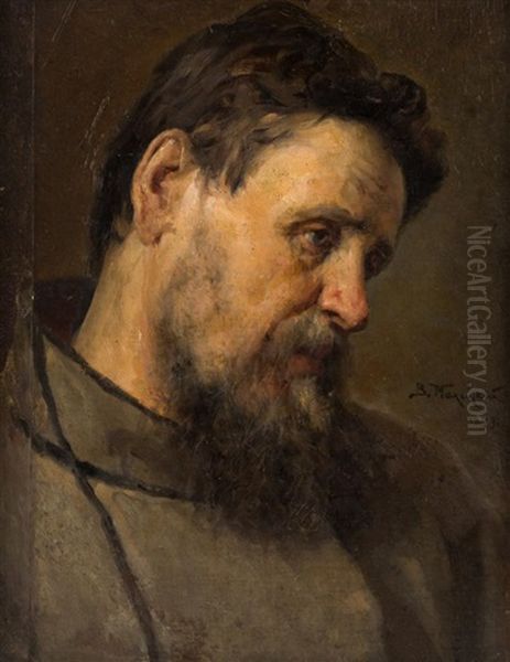 Portrait Of A Revolutionary Alexander Soloviev Oil Painting by Vladimir Egorovich Makovsky