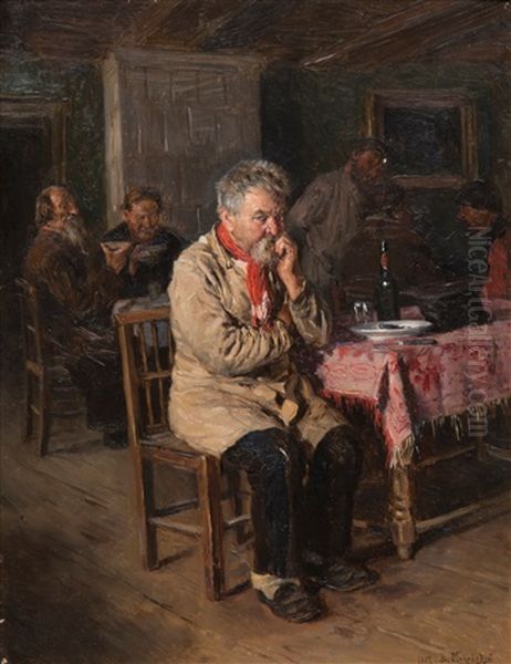 In The Tavern by Vladimir Egorovich Makovsky