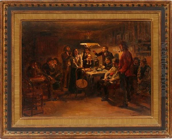 The Conspirators Oil Painting by Vladimir Egorovich Makovsky