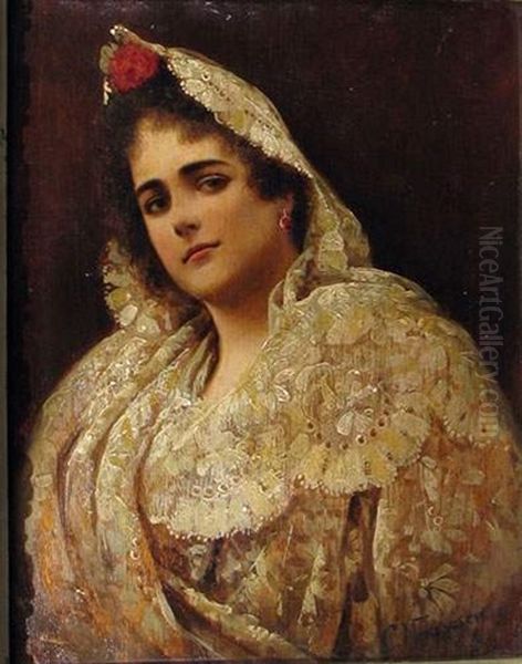 La Belle Espagnole by Vladimir Egorovich Makovsky