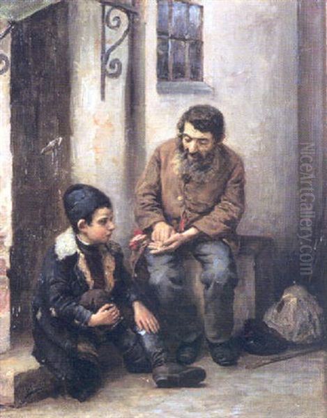 Kloka Rad Oil Painting by Vladimir Egorovich Makovsky