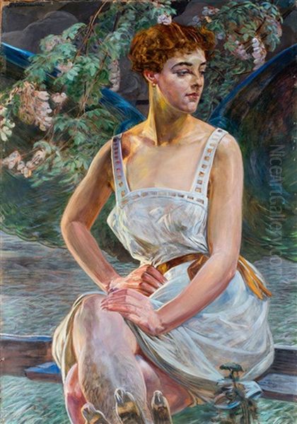 Preludium Oil Painting by Jacek Malczewski