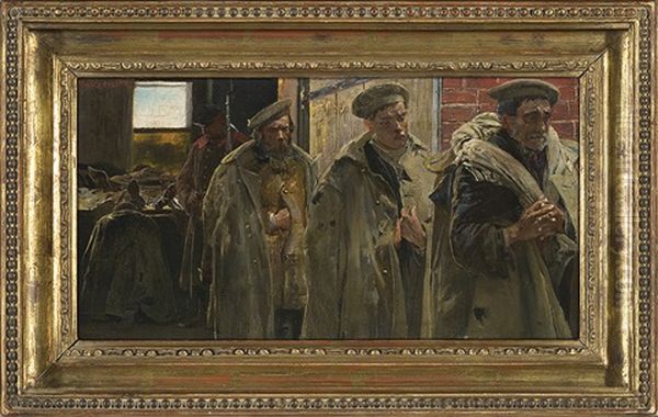 Deportees. At The Post by Jacek Malczewski