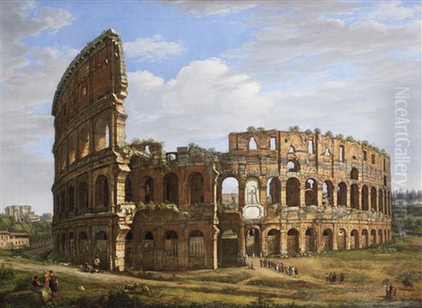 The Colosseum, Rome Oil Painting by Giovanni Maldura