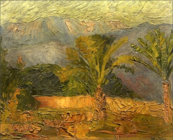 Paysage Oil Painting by Konstantinos Maleas