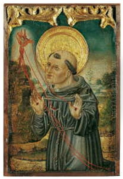 Die Stigmatisation Des Hl. Franziskus Von Assisi Oil Painting by Gabriel Maeleskircher