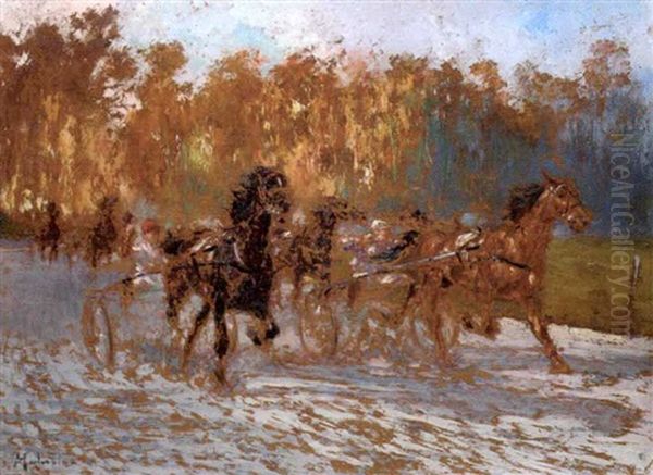 Course De Sulky by Louis Ferdinand Malespina