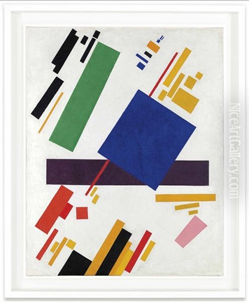 Suprematist Composition Oil Painting by Kazimir Malevich