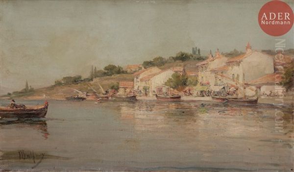 Bord De Mer Oil Painting by Charles Malfroy