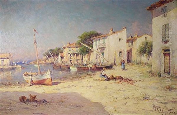 Les Lucques, Var Oil Painting by Charles Malfroy