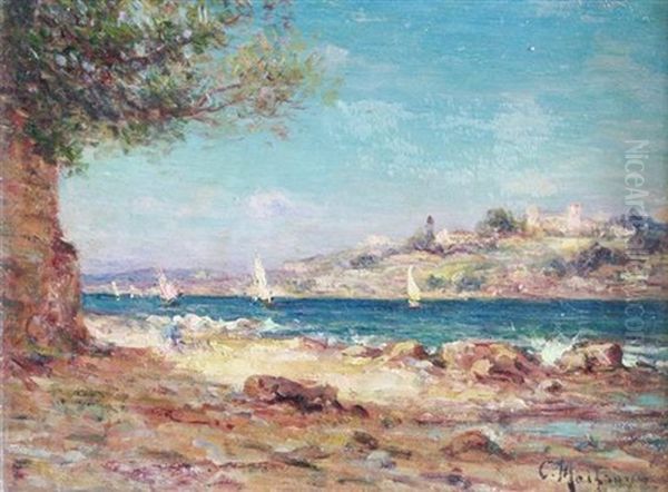 Seaside Oil Painting by Charles Malfroy