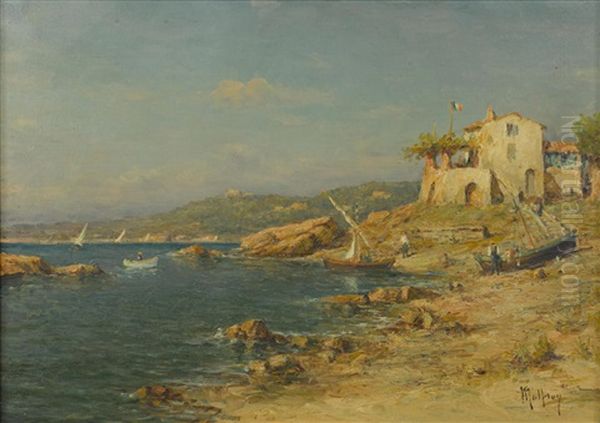 The End Of The Bay Oil Painting by Charles Malfroy