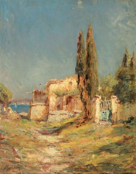 Un Cabanon En Provence Oil Painting by Charles Malfroy