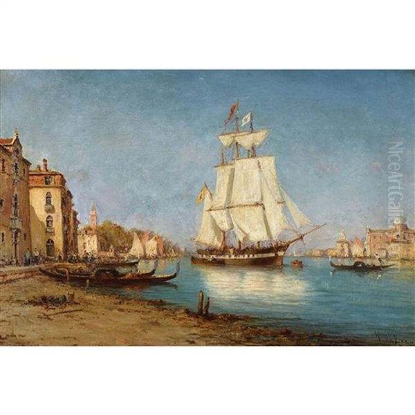 Venise Oil Painting by Charles Malfroy