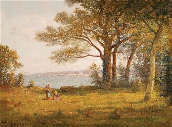 Gathering Flowers by Charles Malfroy