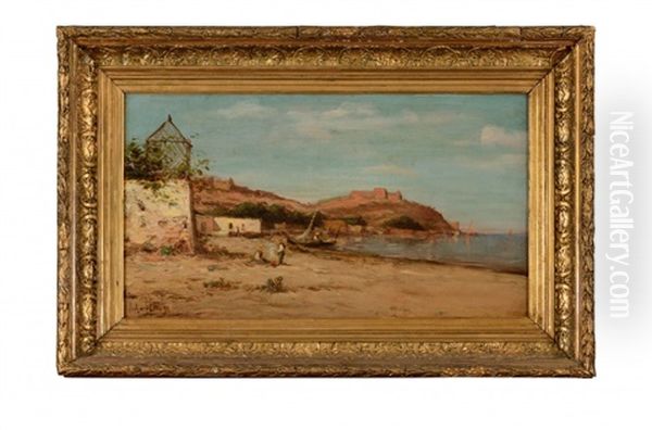 Paysage Du Midi, Bord De Mer Oil Painting by Charles Malfroy