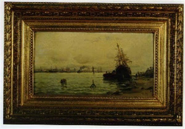 Le Port Oil Painting by Charles Malfroy