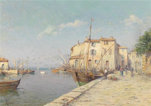 Venezianischer Hafen Oil Painting by Charles Malfroy