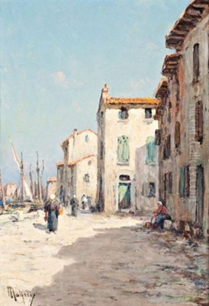 Vue De Provence Oil Painting by Charles Malfroy