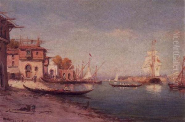 Sur Le Bosphore Oil Painting by Charles Malfroy