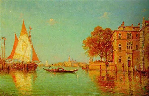 Venezia Oil Painting by Charles Malfroy