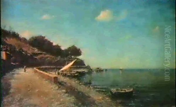 Kustenlandschaft Oil Painting by Charles Malfroy