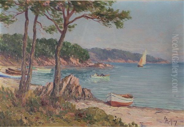 Paysage Environs De Toulon Oil Painting by Henri Malfroy-Savigny