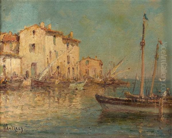 Les Martigues Oil Painting by Henri Malfroy-Savigny