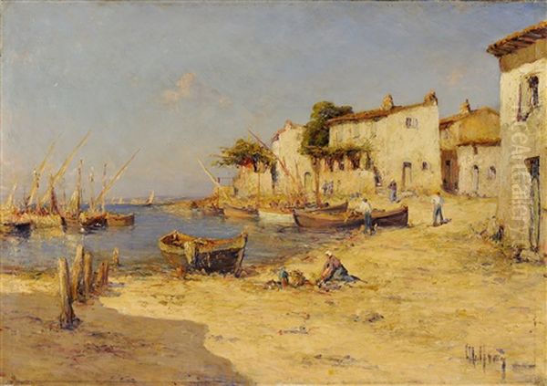 St Cyr De Provence Oil Painting by Henri Malfroy-Savigny