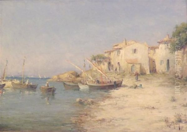 Martigues Oil Painting by Henri Malfroy-Savigny