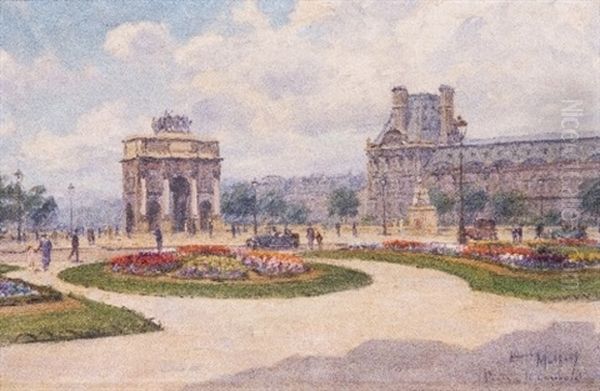 Le Carrousel Oil Painting by Henri Malfroy-Savigny