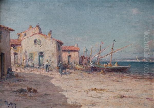 Costa Oil Painting by Henri Malfroy-Savigny