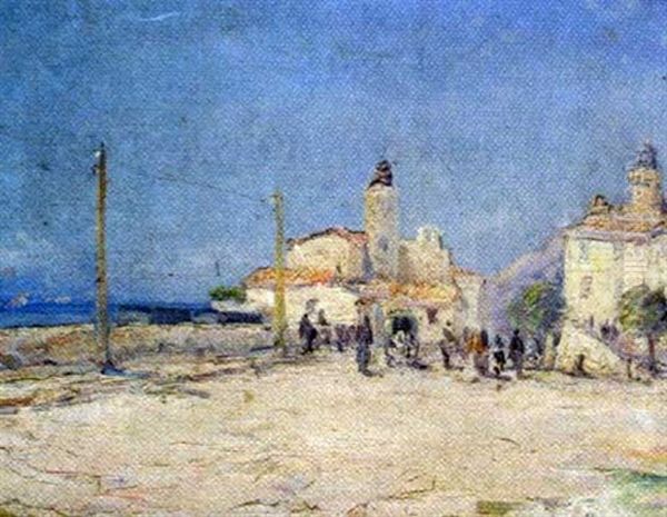 La Ciotat Oil Painting by Henri Malfroy-Savigny