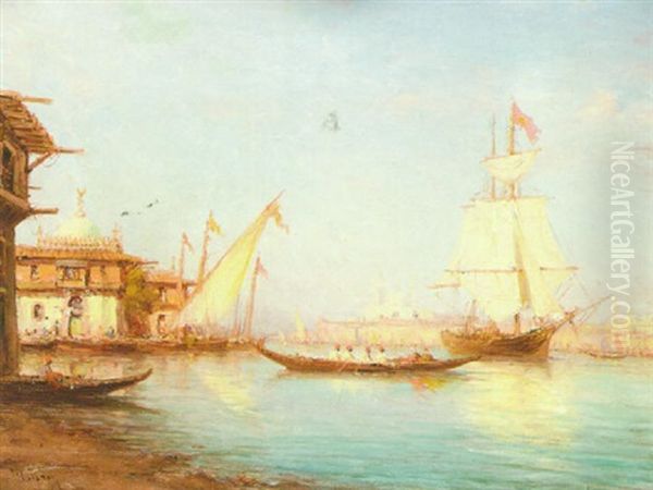 On The Bosphorus Oil Painting by Henri Malfroy-Savigny