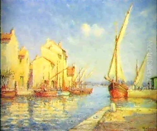 Le Port De Martigues by Henri Malfroy-Savigny