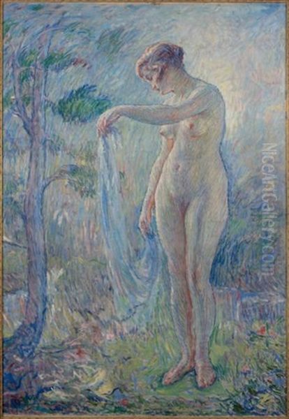 Baigneuse Au Voile Oil Painting by William Malherbe