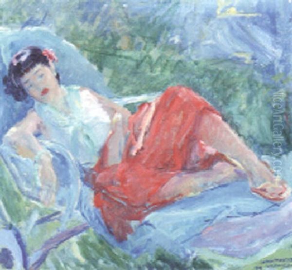 Harumi Oil Painting by William Malherbe