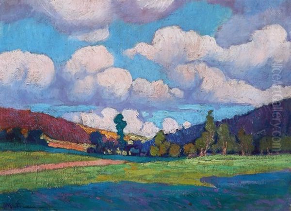 Nubes De Verano Oil Painting by Atilio Malinverno