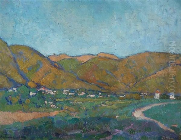 Sierrras De Tandil Oil Painting by Atilio Malinverno