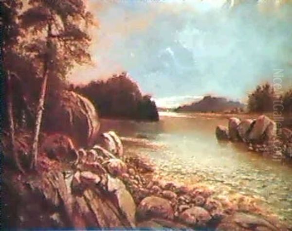 Skargardsvik Oil Painting by Per Malmen