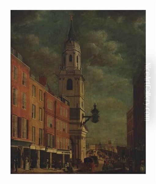 St. Magnus The Martyr Oil Painting by James Malton