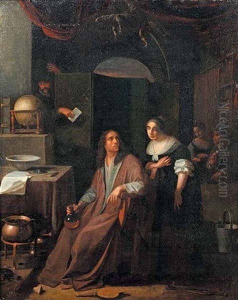 La Consultation Medicale Oil Painting by Cornelis De Man