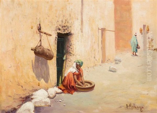 Sud Algerien Oil Painting by Vincent Manago