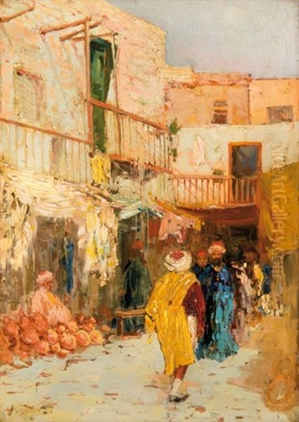 Ruelle Au Maghreb Oil Painting by Vincent Manago