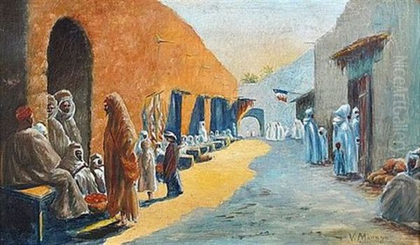 Rue D'alger Oil Painting by Vincent Manago