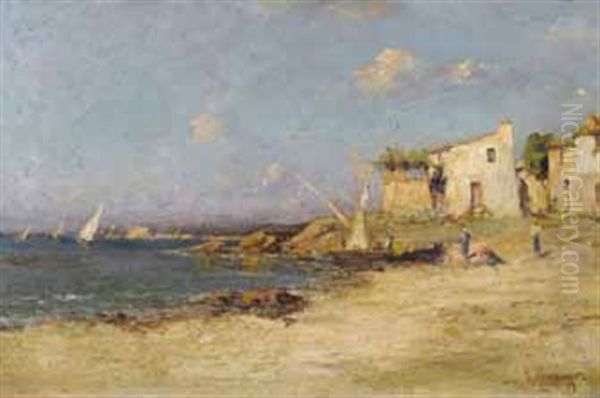 A La Cote Sud Oil Painting by Vincent Manago