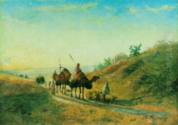 Caravane Oil Painting by Vincent Manago