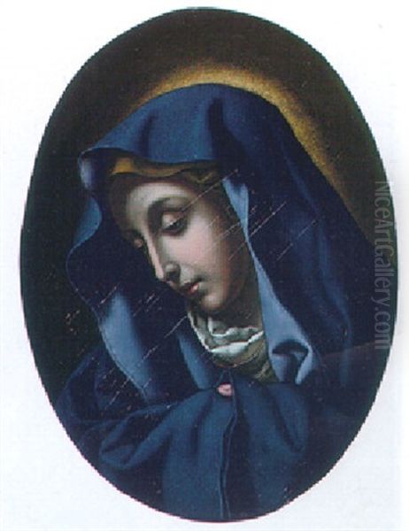 The Madonna Del Dito Oil Painting by Bartolommeo Mancini