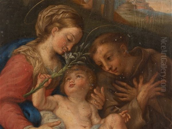 The Holy Family Oil Painting by Francesco Mancini